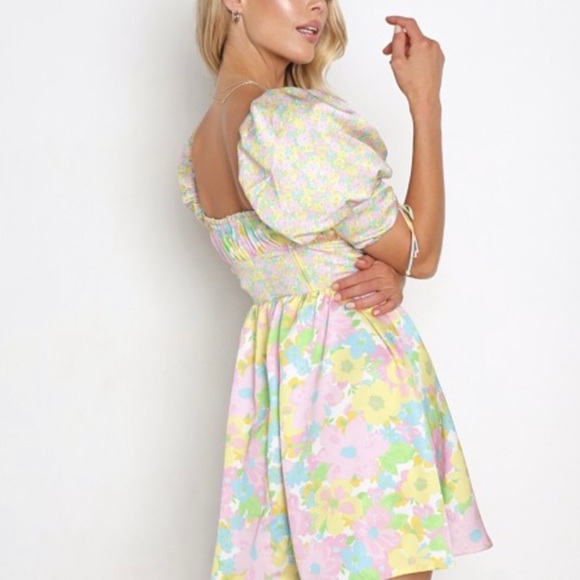 For Love & Lemons Emily Mini Pastel Dress - Picture 2 of 2